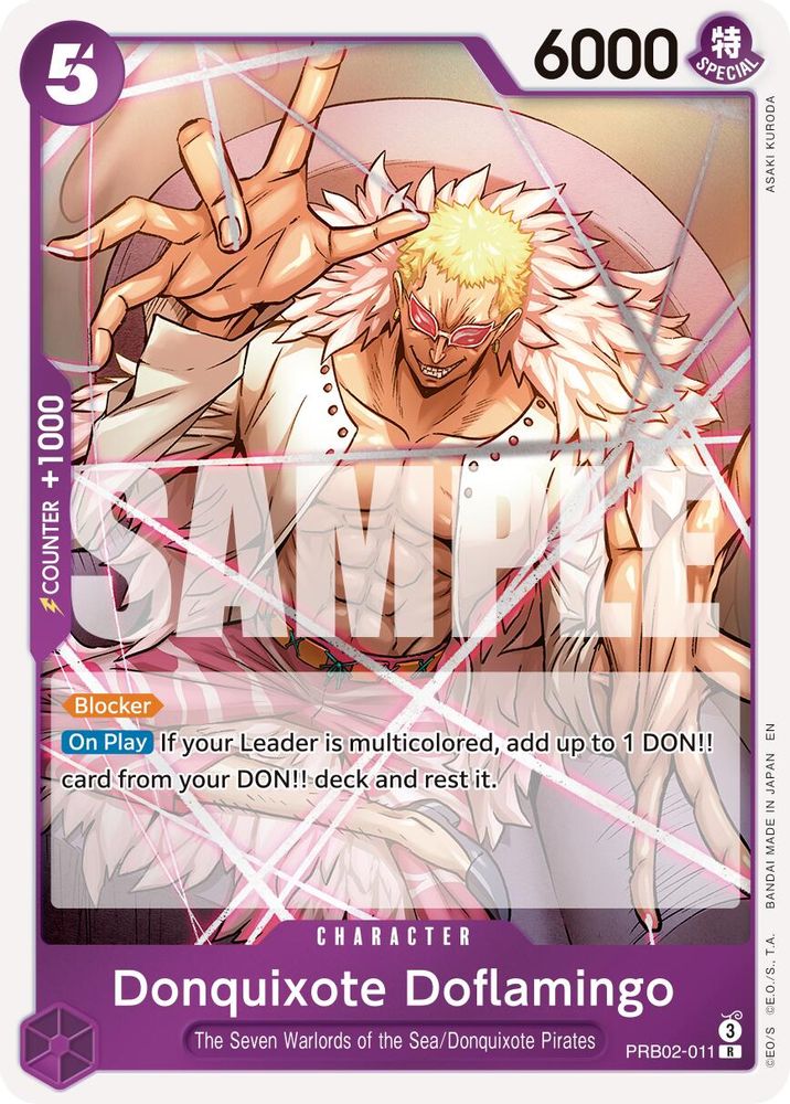 Donquixote Doflamingo One Piece TCG Card