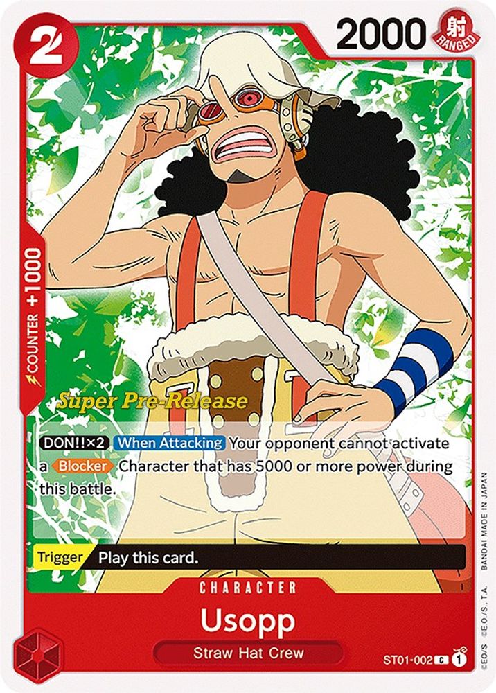 Usopp One Piece TCG Card
