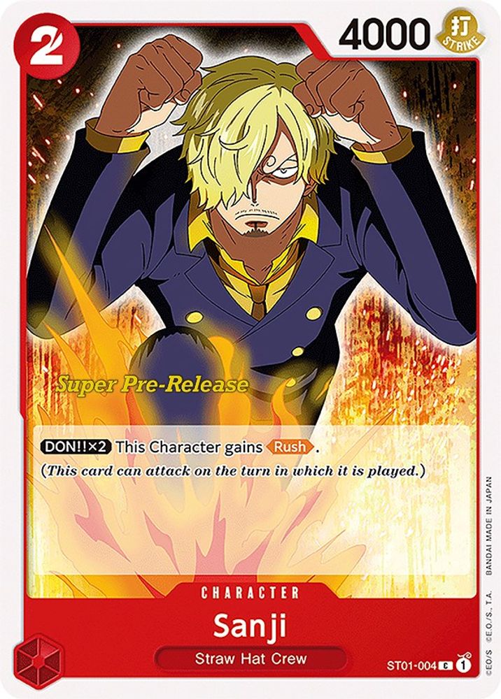 Sanji One Piece TCG Card