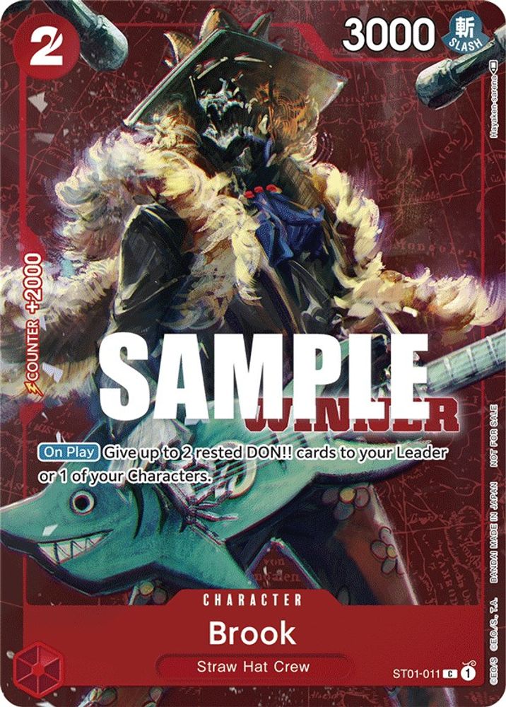 Brook One Piece TCG Card