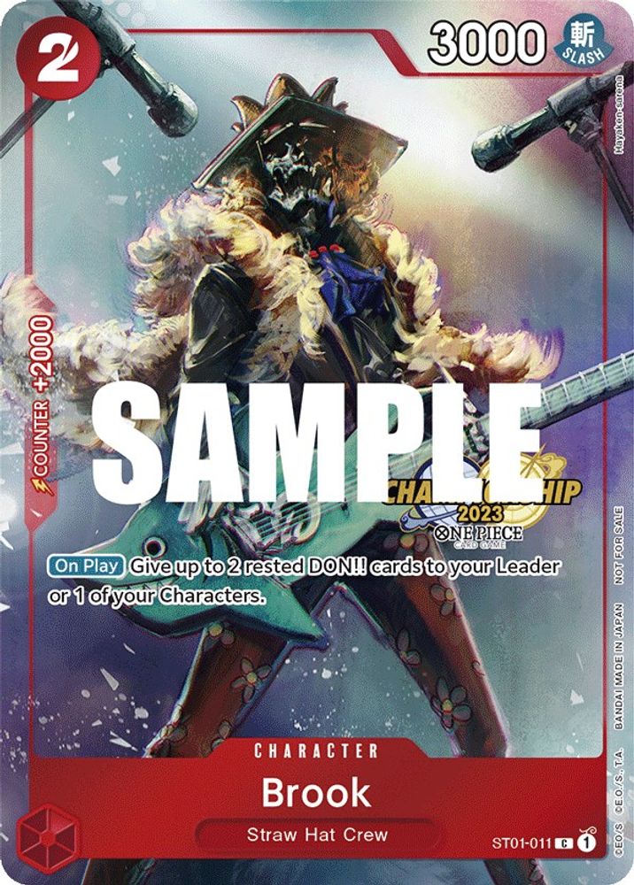 Brook One Piece TCG Card