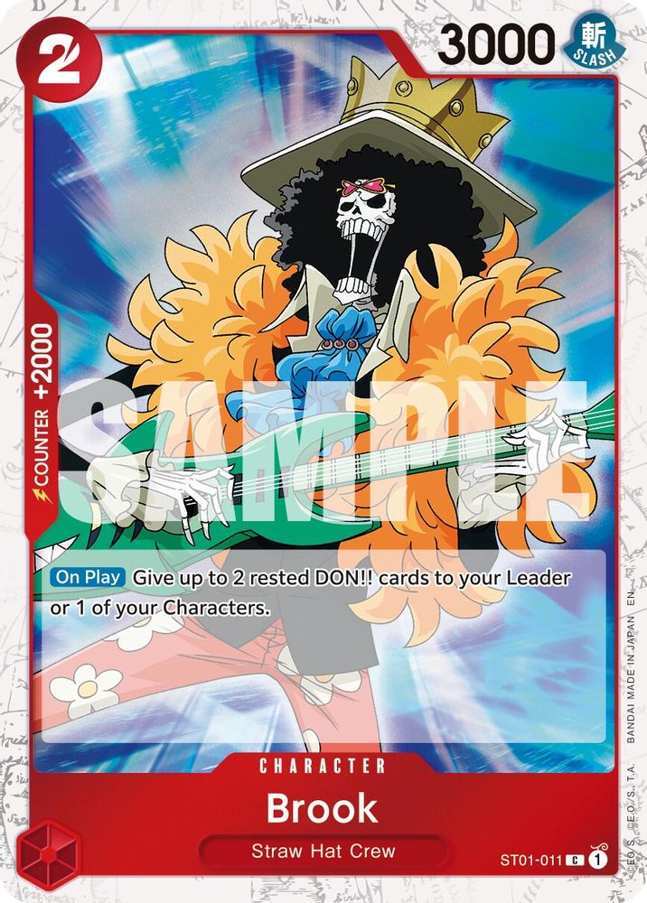 Brook One Piece TCG Card