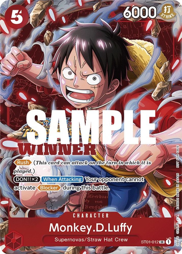 Monkey.D.Luffy One Piece TCG Card