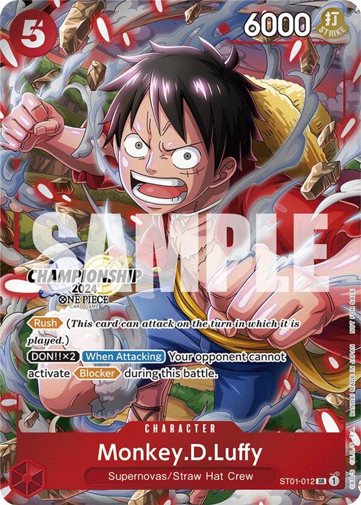 Monkey.D.Luffy One Piece TCG Card