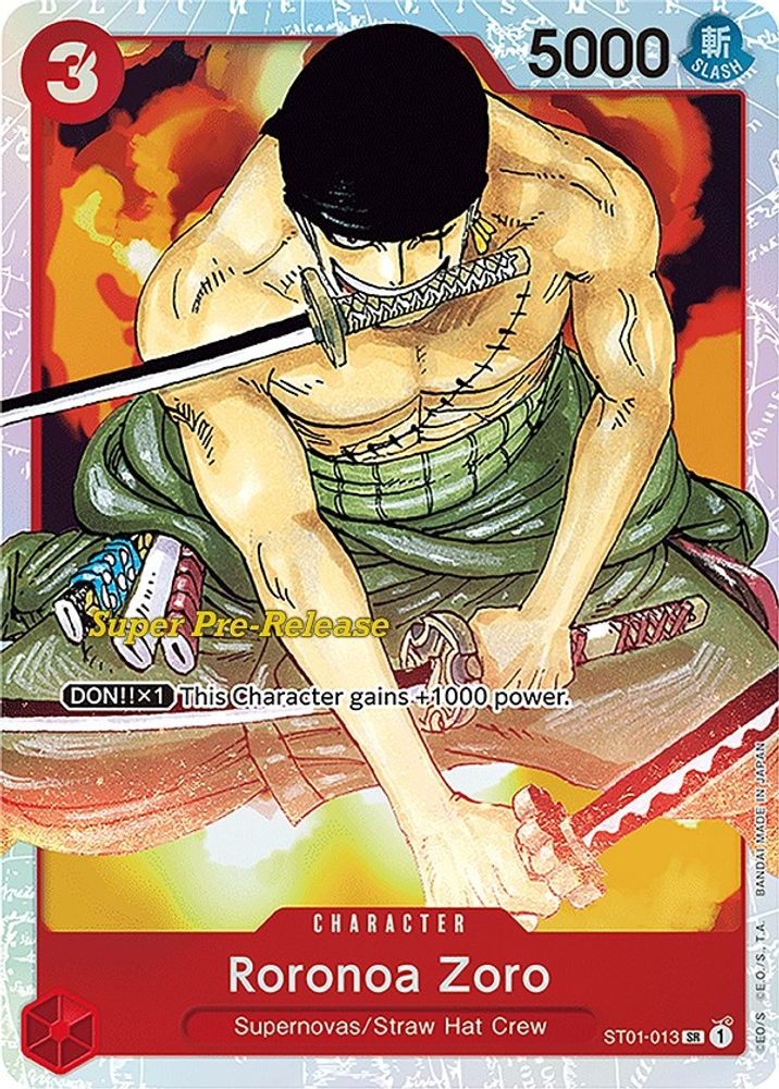 Roronoa Zoro One Piece TCG Card