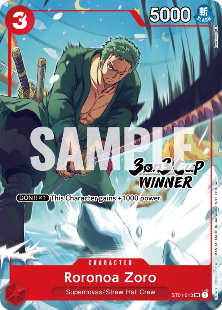 Roronoa Zoro One Piece TCG Card