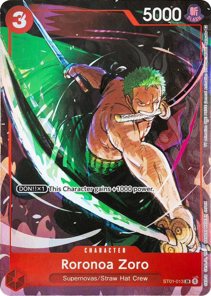 Roronoa Zoro One Piece TCG Card