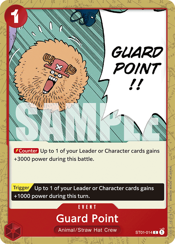 Guard Point One Piece TCG Card