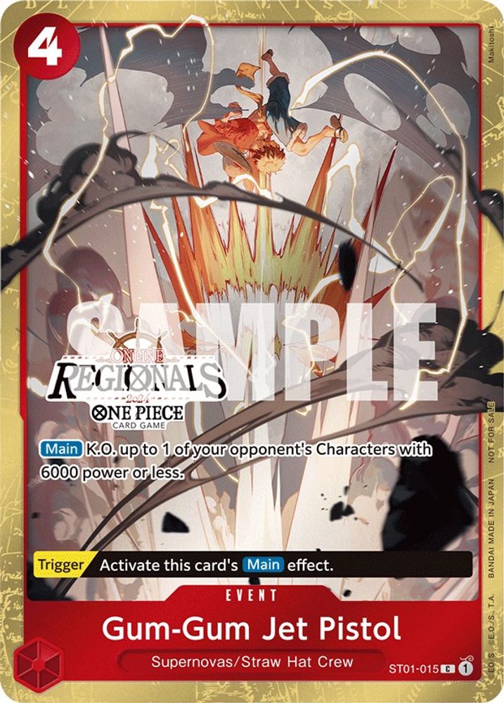 Gum-Gum Jet Pistol One Piece TCG Card