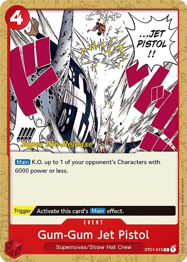Gum-Gum Jet Pistol One Piece TCG Card