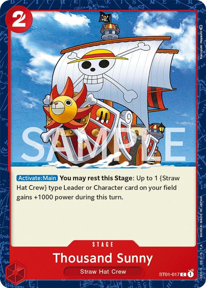 Thousand Sunny One Piece TCG Card