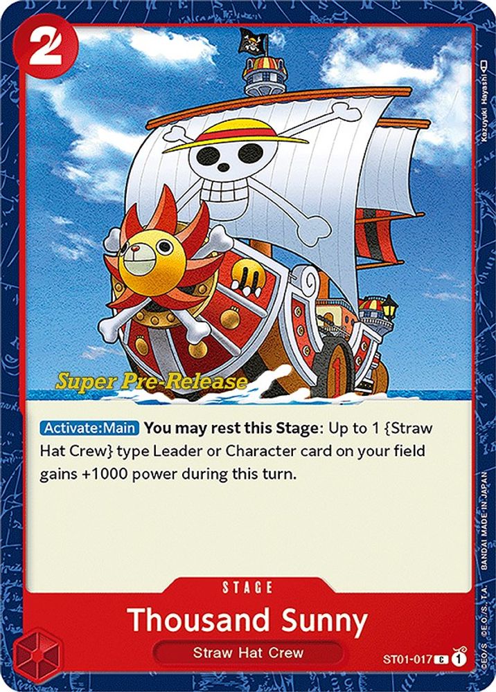 Thousand Sunny One Piece TCG Card