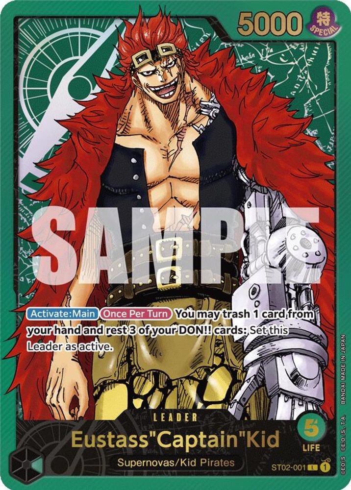 Eustass"Captain"Kid One Piece TCG Card