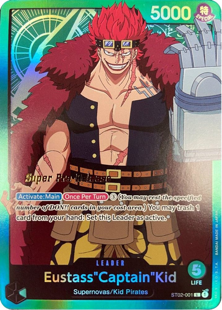 Eustass"Captain"Kid One Piece TCG Card