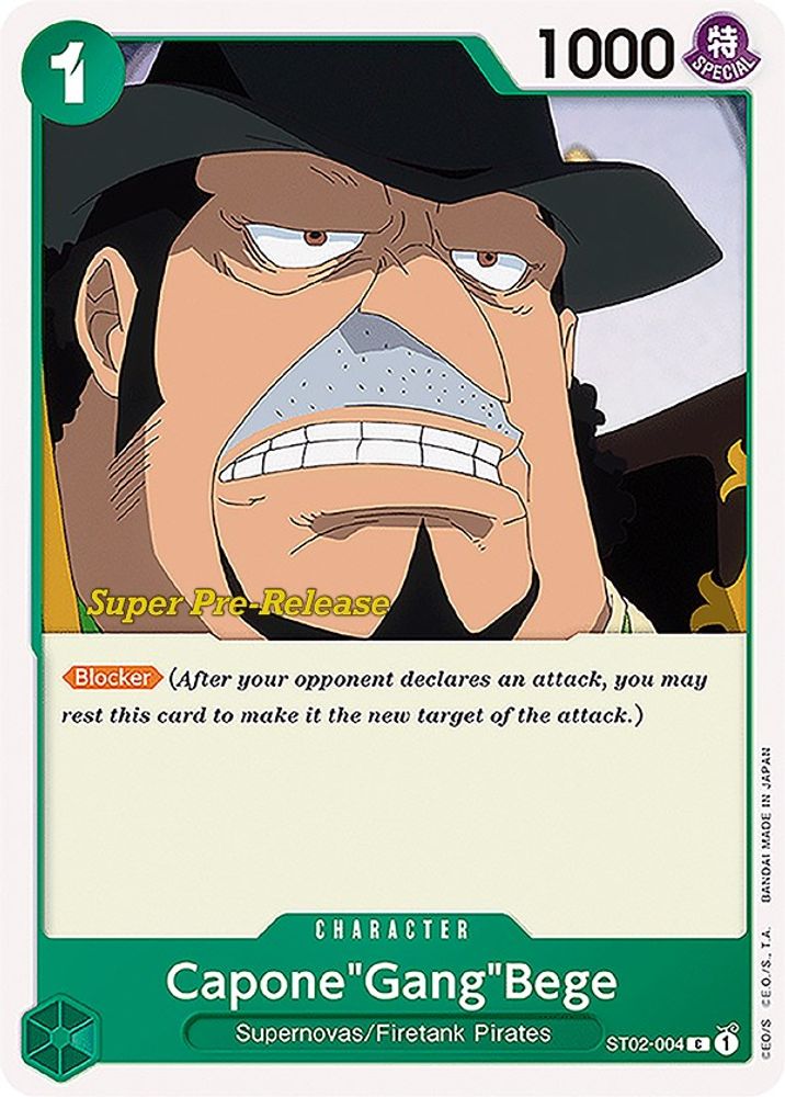 Capone"Gang"Bege One Piece TCG Card
