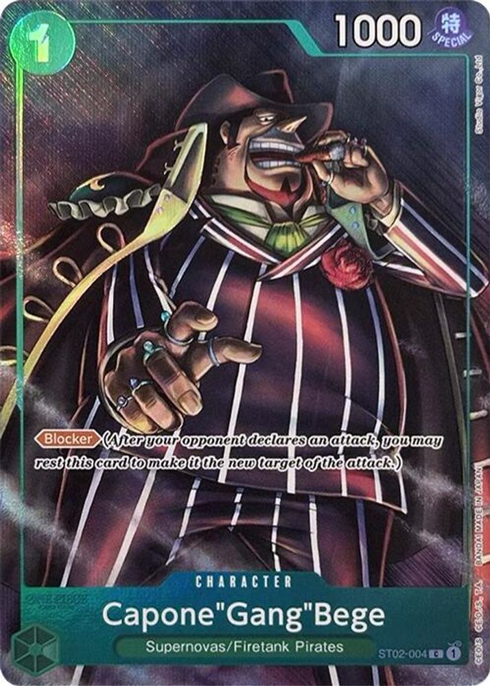 Capone"Gang"Bege One Piece TCG Card