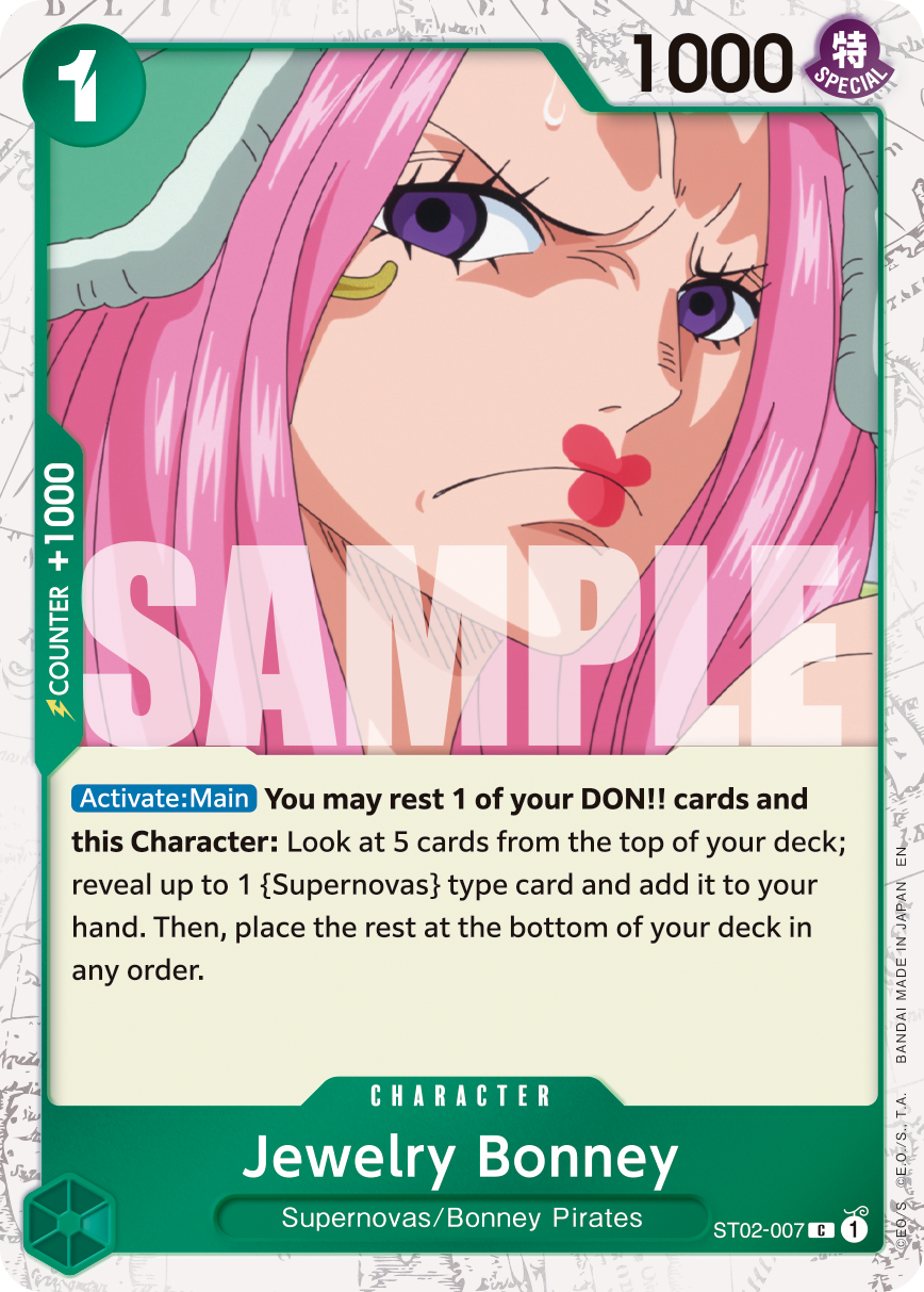Jewelry Bonney One Piece TCG Card