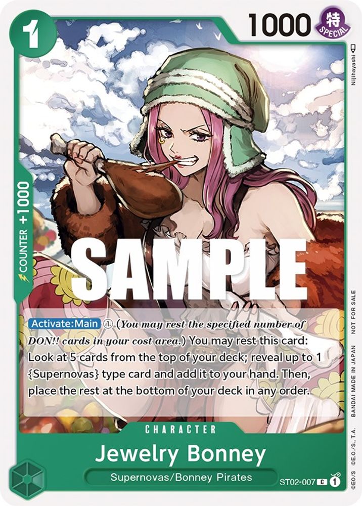 Jewelry Bonney One Piece TCG Card