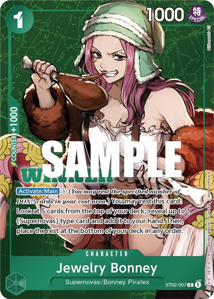 Jewelry Bonney One Piece TCG Card