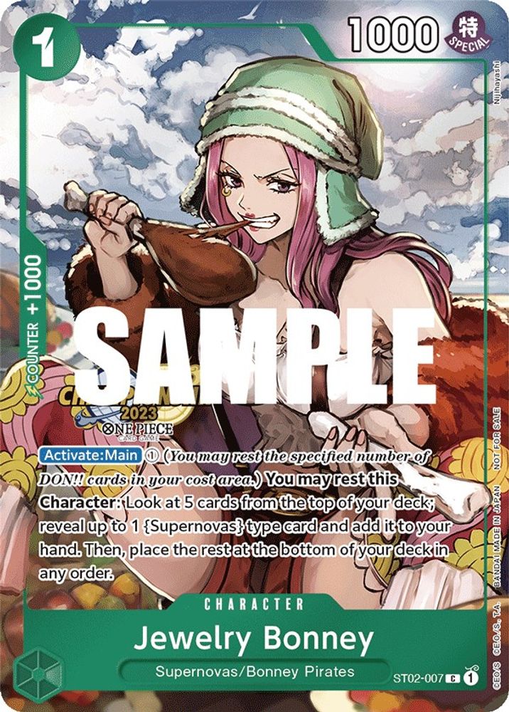 Jewelry Bonney One Piece TCG Card