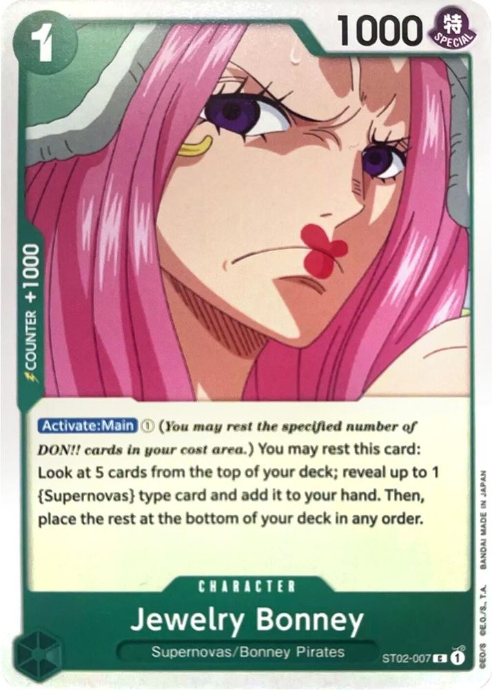 Jewelry Bonney One Piece TCG Card