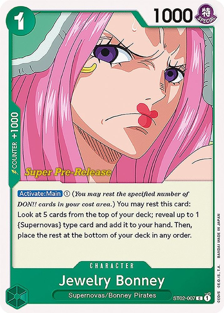 Jewelry Bonney One Piece TCG Card