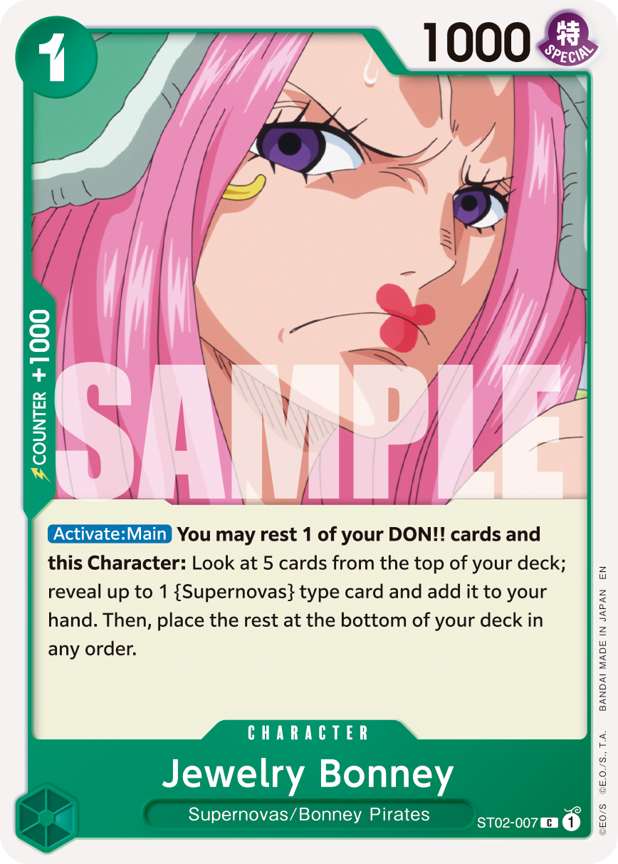 Jewelry Bonney One Piece TCG Card