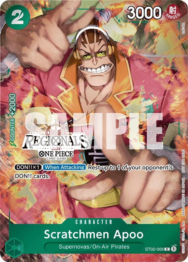 Scratchmen Apoo One Piece TCG Card