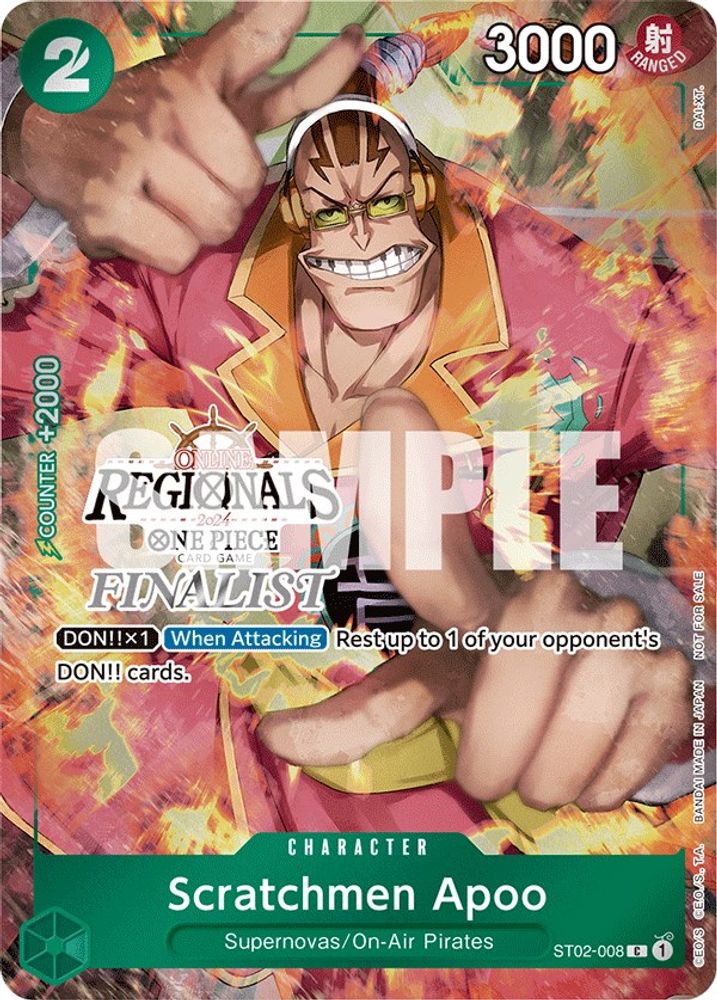 Scratchmen Apoo One Piece TCG Card