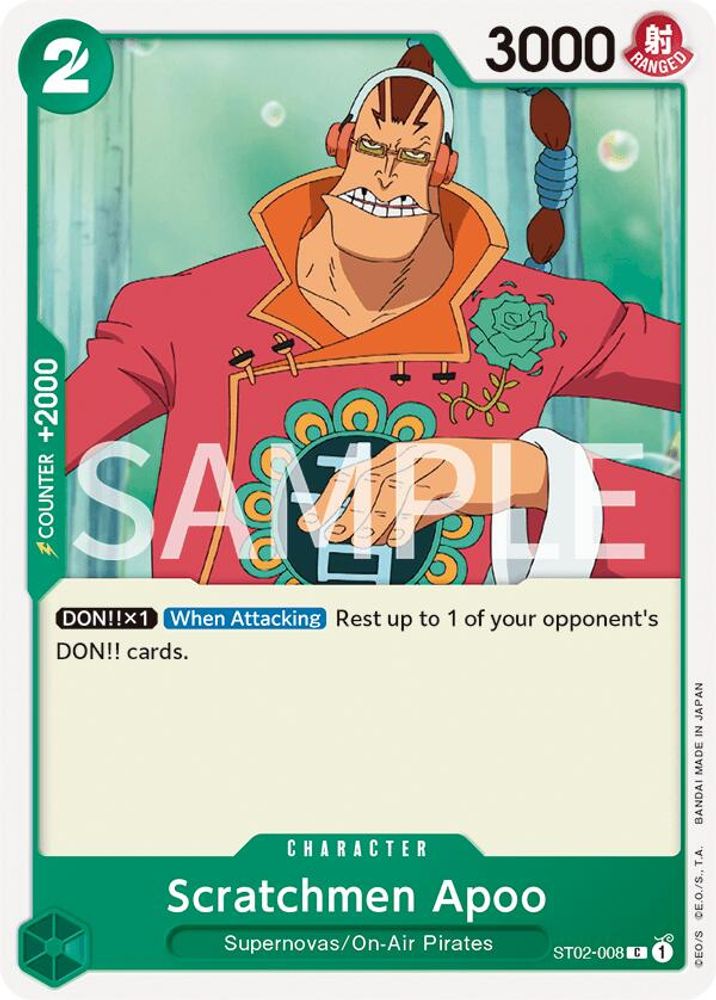 Scratchmen Apoo One Piece TCG Card