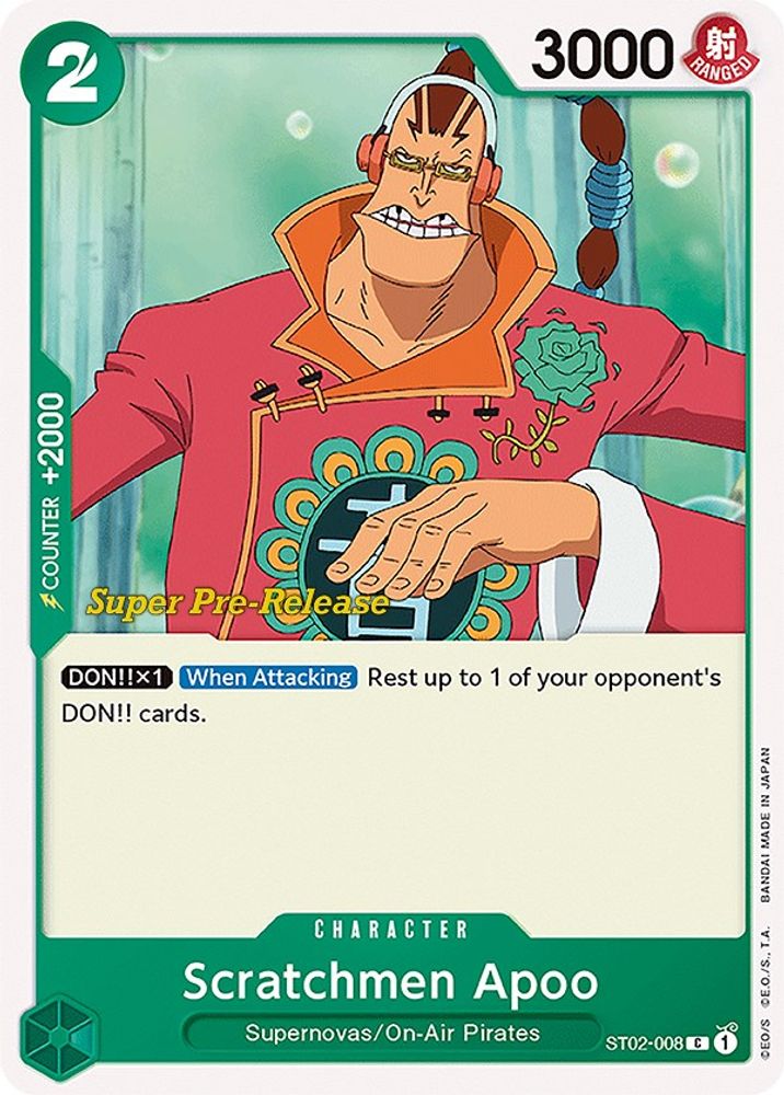 Scratchmen Apoo One Piece TCG Card