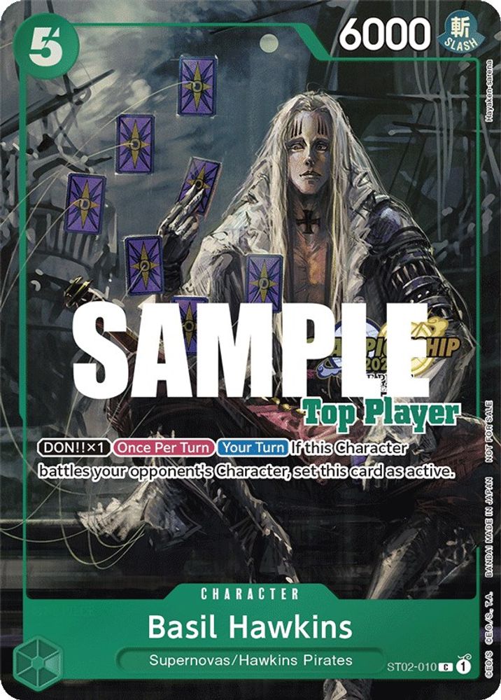 Basil Hawkins One Piece TCG Card