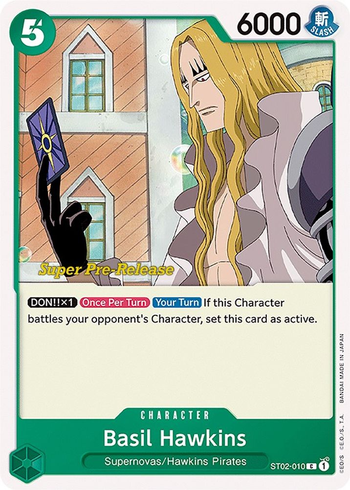 Basil Hawkins One Piece TCG Card