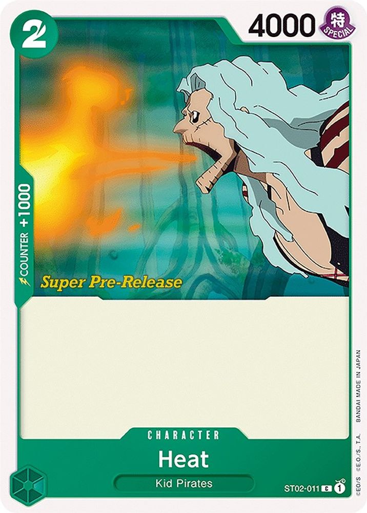 Heat One Piece TCG Card