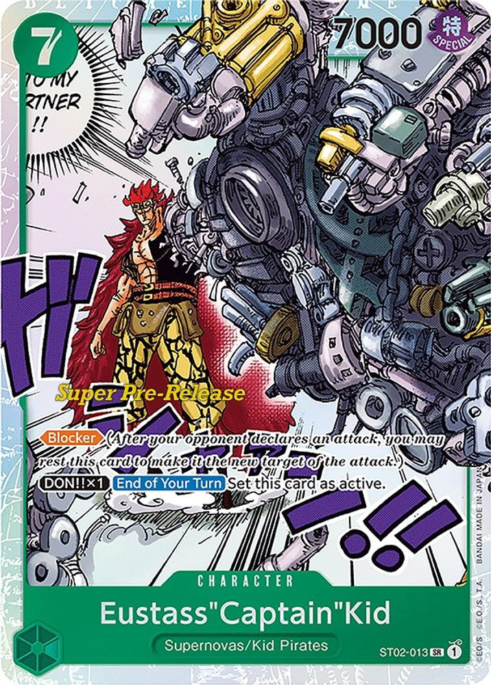 Eustass"Captain"Kid One Piece TCG Card
