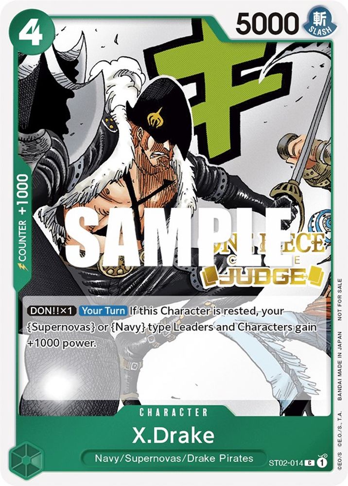 X.Drake One Piece TCG Card