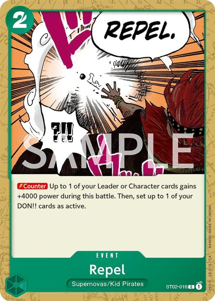 Repel One Piece TCG Card