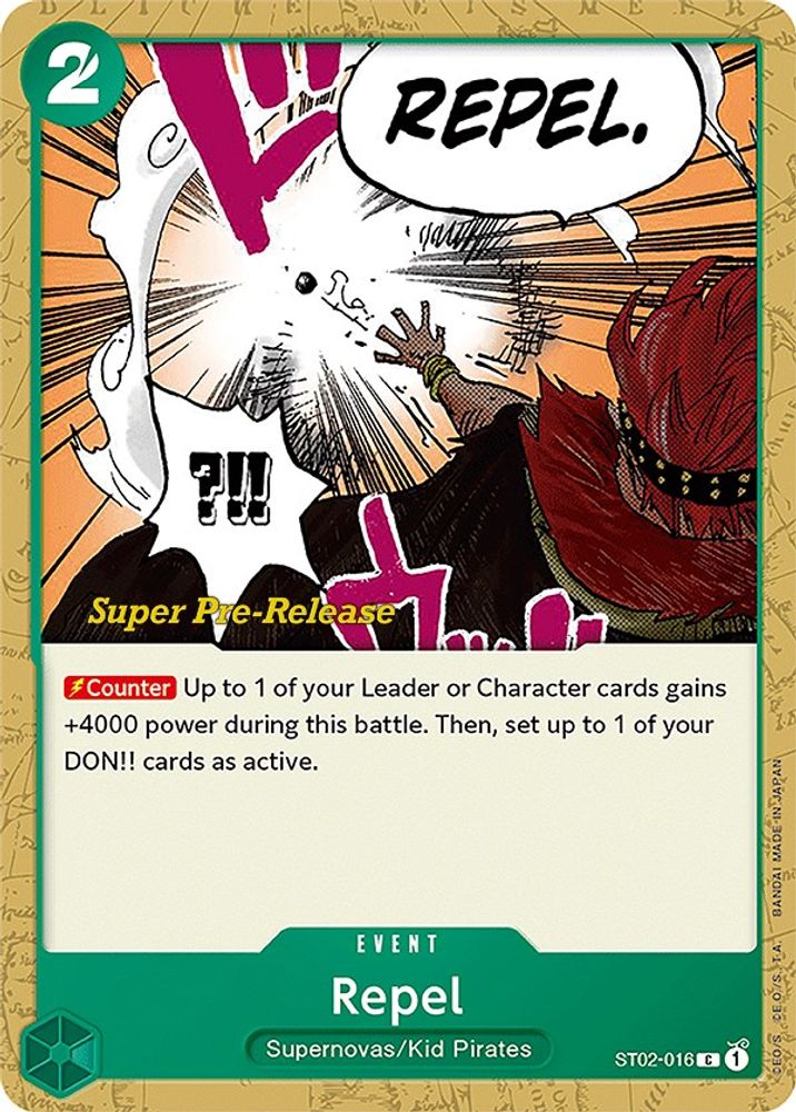 Repel One Piece TCG Card