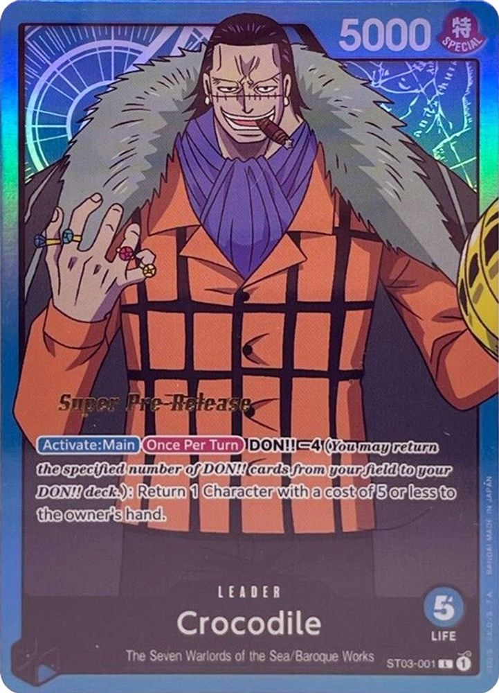 Crocodile One Piece TCG Card