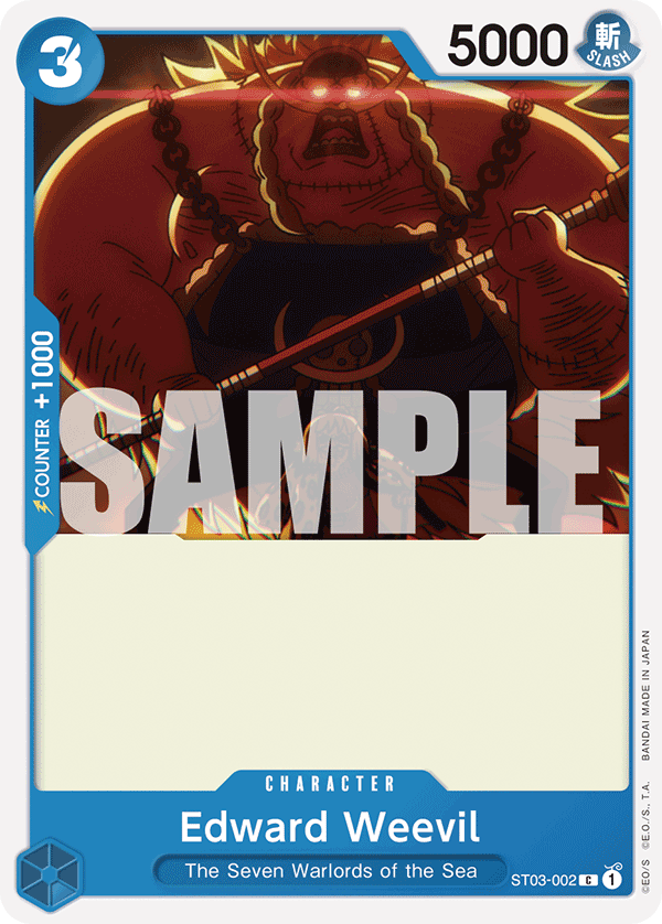 Edward Weevil One Piece TCG Card