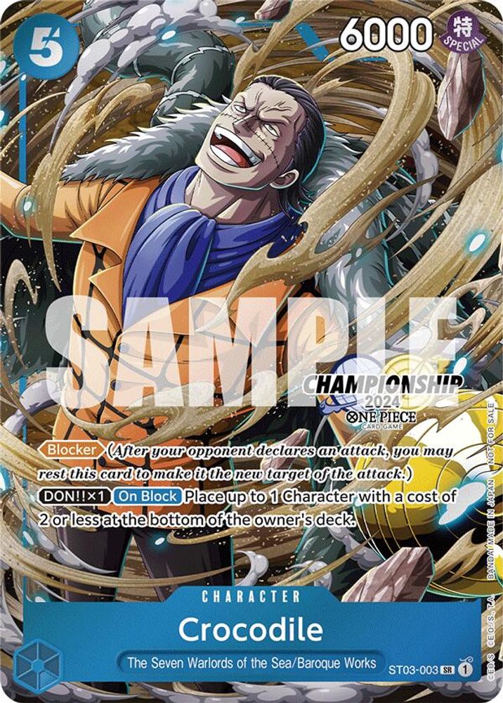 Crocodile One Piece TCG Card