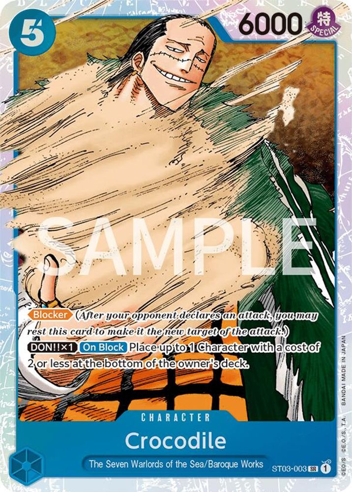 Crocodile One Piece TCG Card