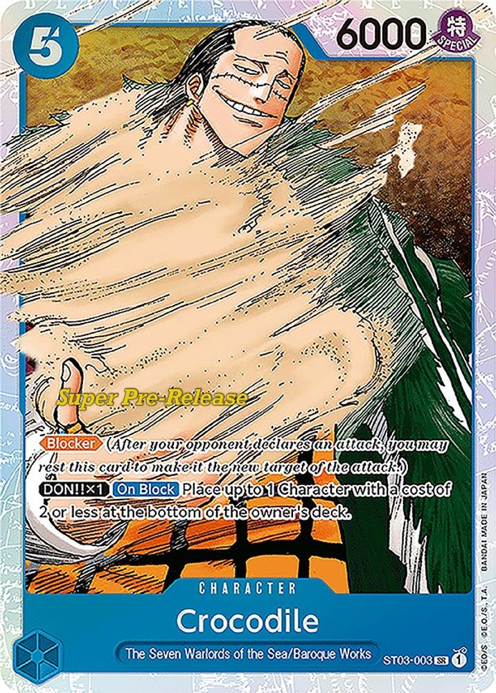 Crocodile One Piece TCG Card