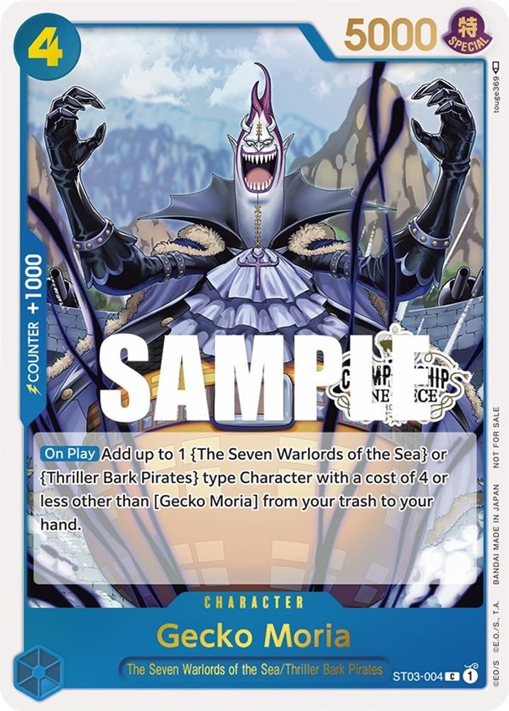 Gecko Moria One Piece TCG Card