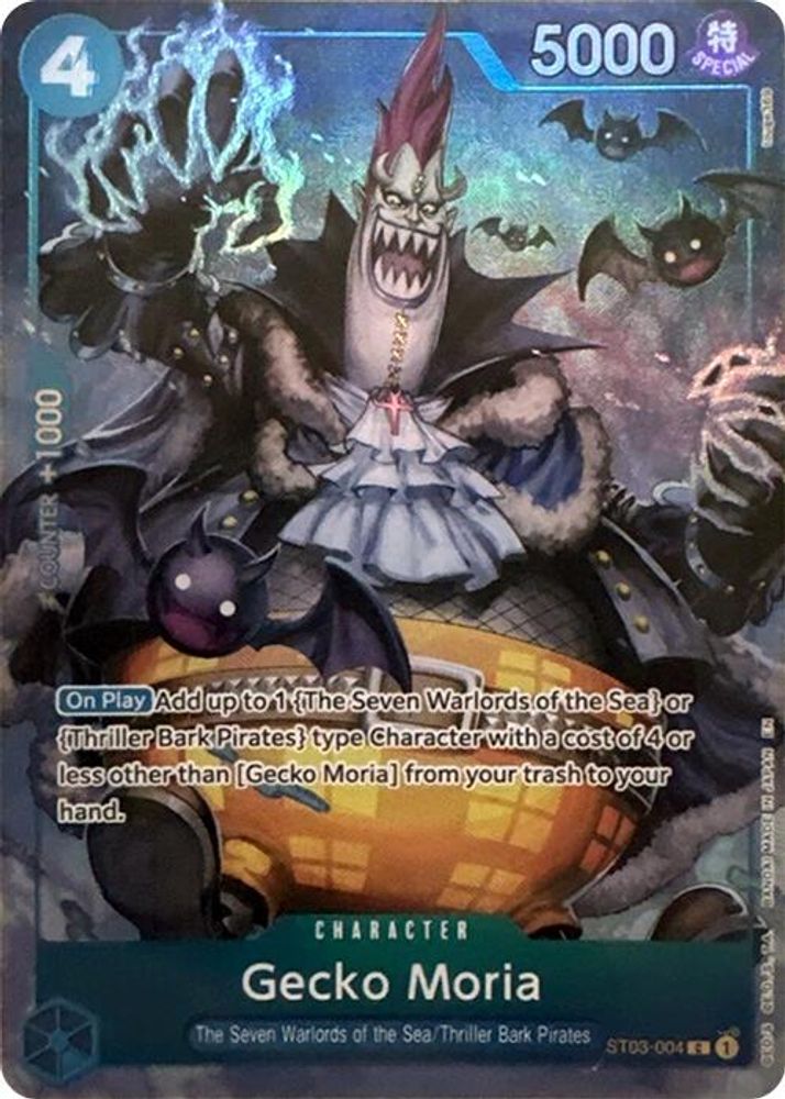 Gecko Moria One Piece TCG Card