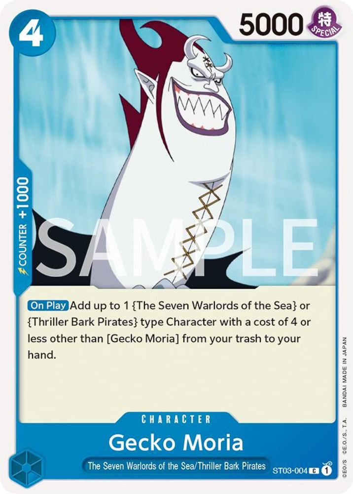 Gecko Moria One Piece TCG Card
