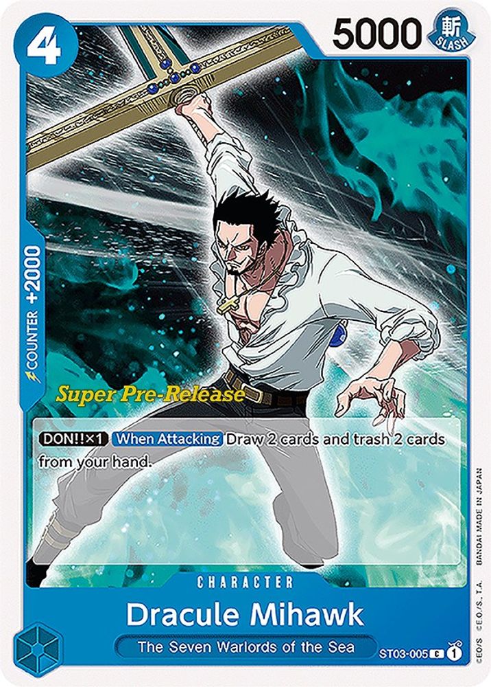 Dracule Mihawk One Piece TCG Card