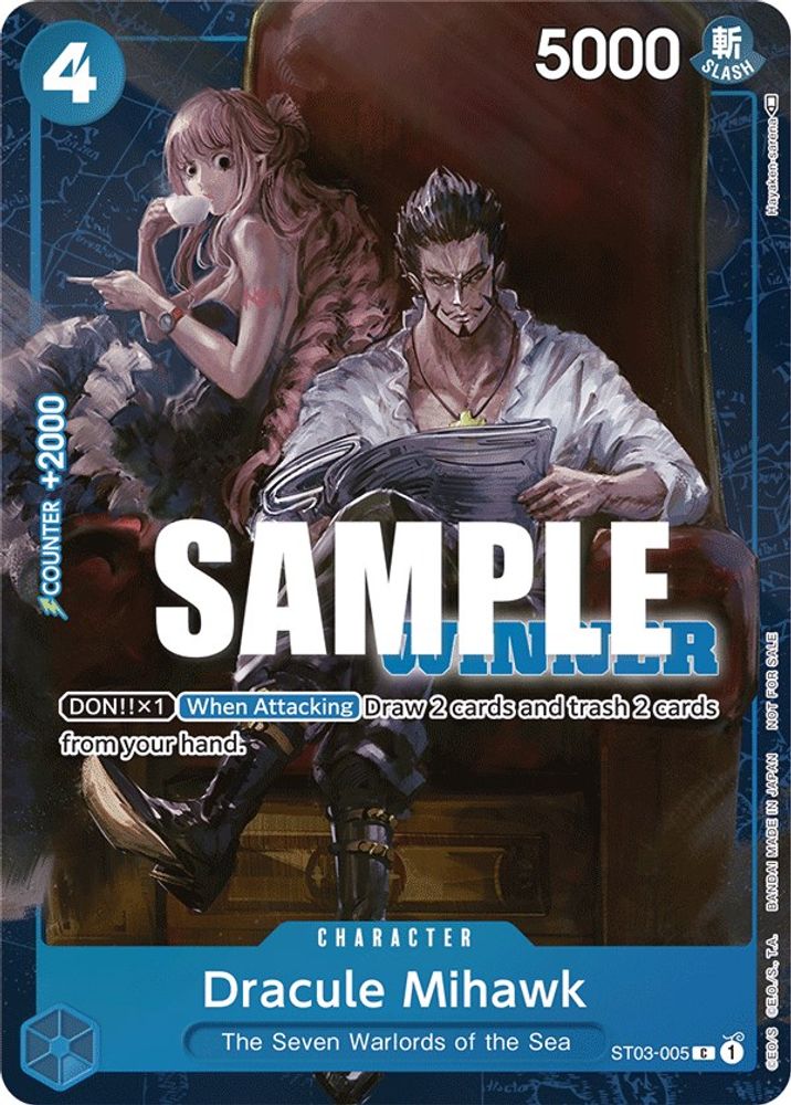Dracule Mihawk One Piece TCG Card