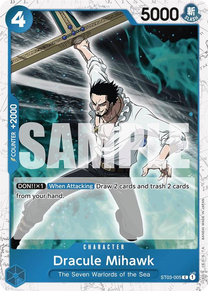 Dracule Mihawk One Piece TCG Card