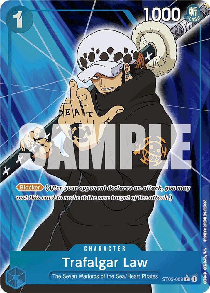 Trafalgar Law One Piece TCG Card